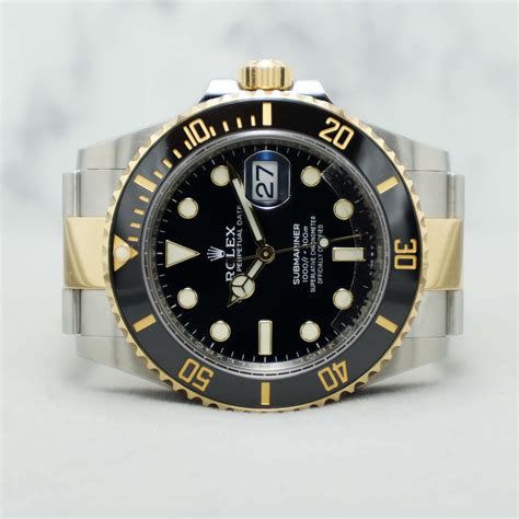 rolex submariner half gold|rolex submariner gold price.